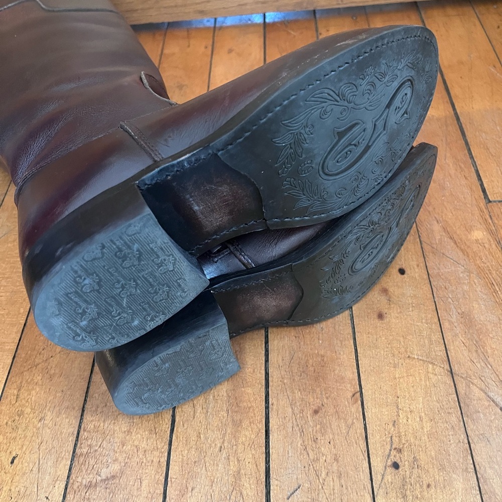 Sonora tall brown leather riding boots size 6.5 - Picture 5 of 7